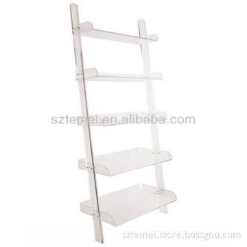 morden acrylic leaning bookshelf